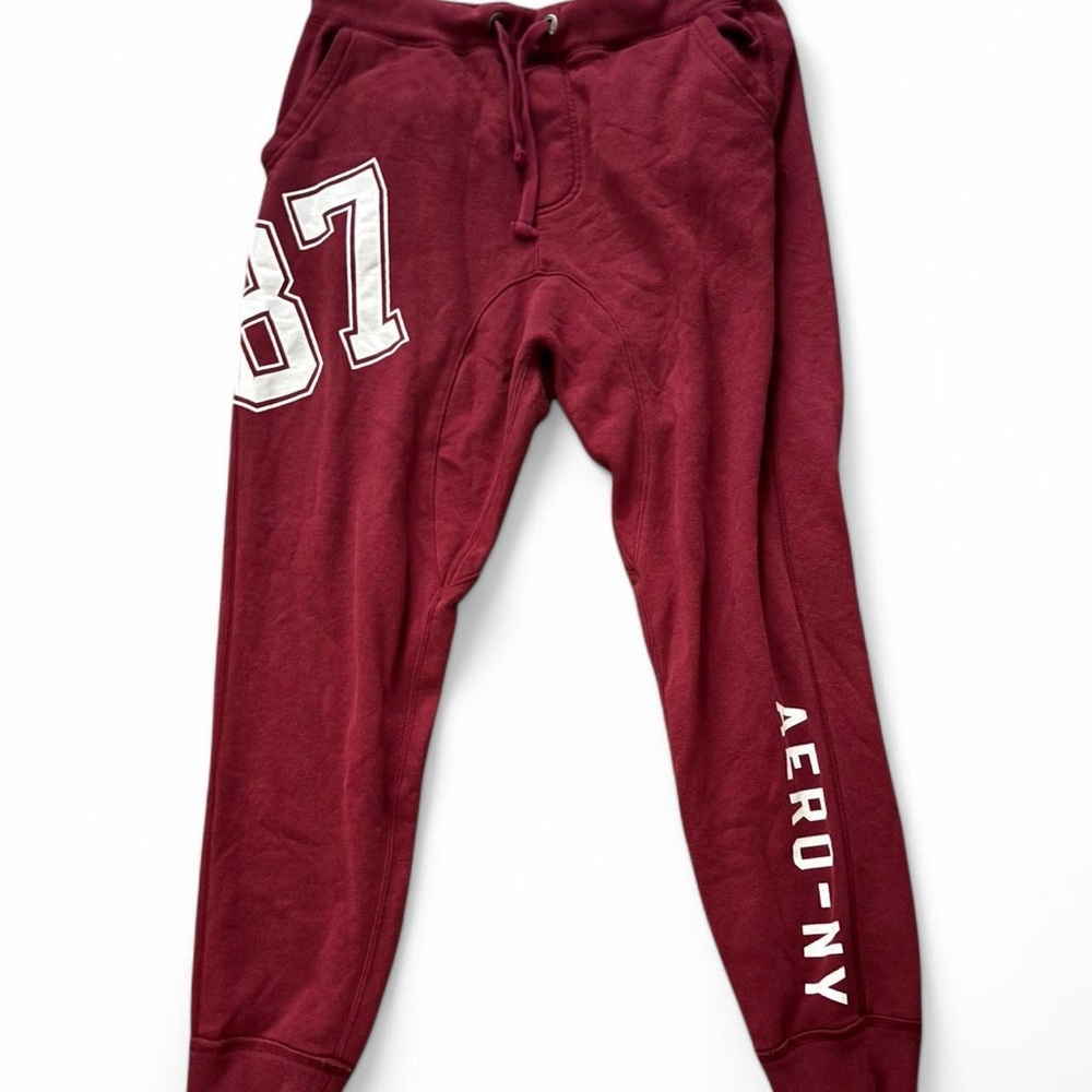 Aeropostale Maroon Track Pants